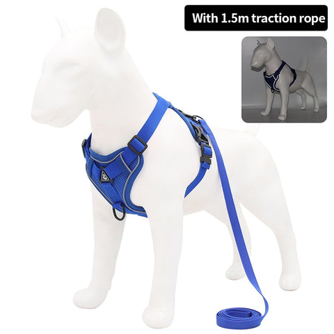 Luminous Pet Leash Adjustable Puppy Harness Dog Vest Collar