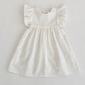 Baby Girl Casual Dress Cotton Linen