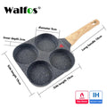 Four-Hole Frying Pot Non-Stick Pan Thickened Cookware