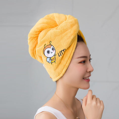 Microfiber Bath Hair Towel for Drying Hair
