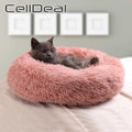 Cat Bed Fluffy Warm Sleeping Basket Comfortable Touch