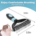 Pet Dog & Cat Comb Brush Rake Puppy Grooming Shedding Flying Hair