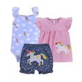 Baby Girl Comfy Clothing Set Cotton Suit