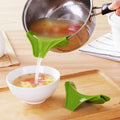 Anti-Spill Silicone Slip On Pour Spout For Pots Pans Bowls And Jars - Spoon Rests & Pot Clips