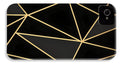 Black and Gold Geo - Phone Case