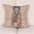 Cartoon Animal Decorative Pillow Covers - 450Mm*450Mm / 4 - Pillow Case