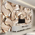 3D Abstract Geometry Gold Metal Pattern Wall Paper - 1 „ec° - Wallpapers