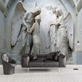 Custom 3D Photo Wallpaper Angel Sculpture Mural European Style Wall Paper