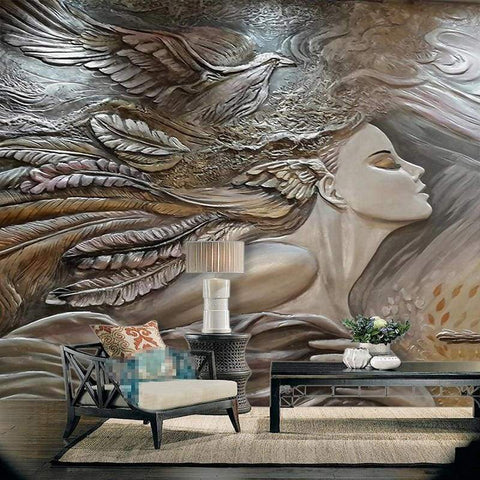 Custom 3D Photo Wallpaper Creative Embossed Beauty Peacock Wall Art - 1 „é° - Wallpapers