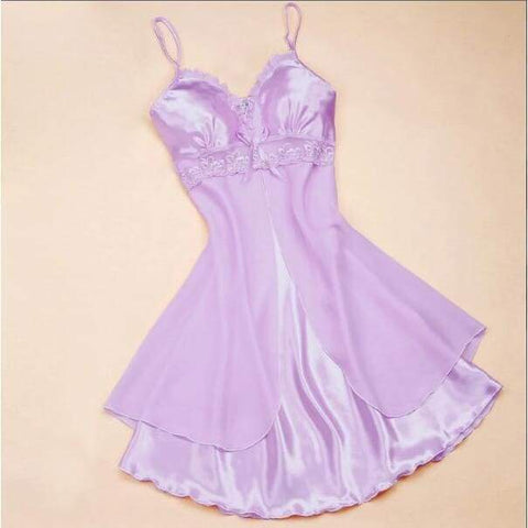Fashion Nightwear - Light purple / L - nightgown