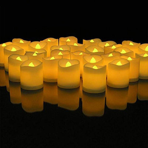 Flameless Tea Lights Electric Candles - 48Pcs - Electric Candles
