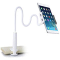 Flexible Phone Tablet Mount Stand for 3.5-10.5 inch iPad Mini Air Samsung iPhone - white