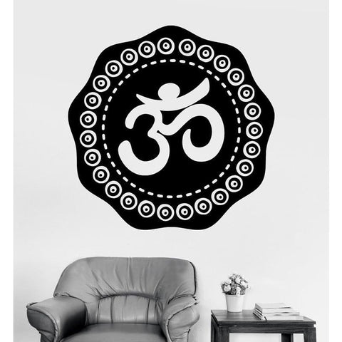 Floral Yoga Meditation Wall Sticker - 10 - Wall Art