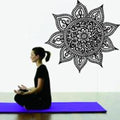 Floral Yoga Meditation Wall Sticker - 17 - Wall Art