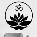 Floral Yoga Meditation Wall Sticker - 18 - Wall Art