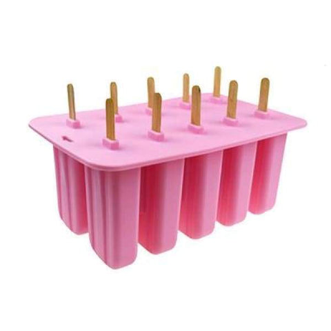 Food Grade Silicone Popsicle Molder - Pink