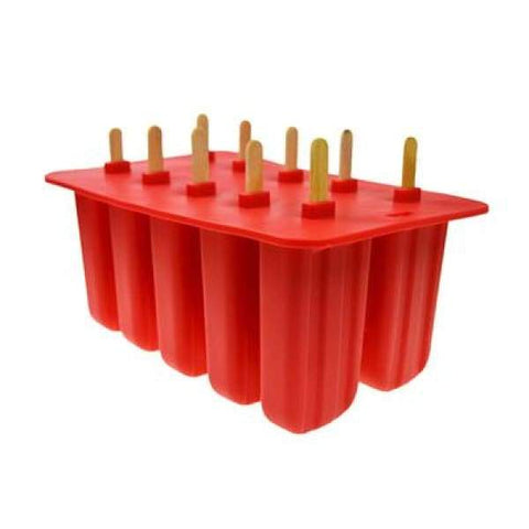 Food Grade Silicone Popsicle Molder - Red