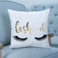 Gold Printed Decorative Pillow Case - Cushion Cover 009