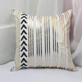 Gold Printed Decorative Pillow Case - Cushion Cover 017