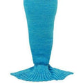 Handmade Crochet Knitted Mermaid Tail Blanket - 2 - Blanket