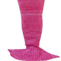 Handmade Crochet Knitted Mermaid Tail Blanket - 3 - Blanket