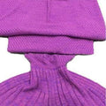 Handmade Crochet Knitted Mermaid Tail Blanket - 5 - Blanket