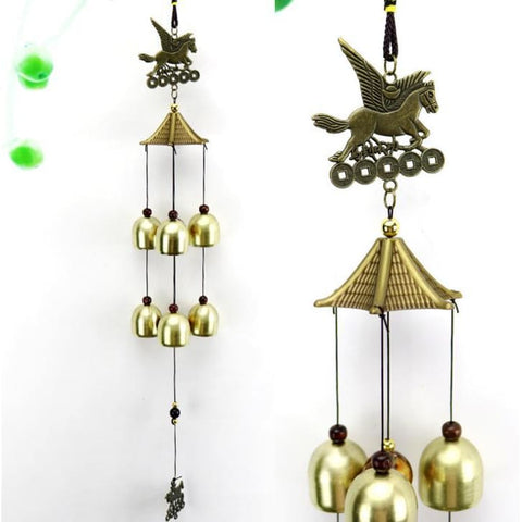 Hanging Crafts Wind Chimes 6 Copper Bells - 2 - 200041143