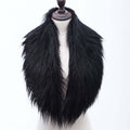 High Quality Faux Fur Shawl - Black / One Size - Shawls