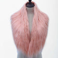 High Quality Faux Fur Shawl - Peach Pink / One Size - Shawls