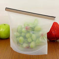 Home Food Grade Silicone Storage Bag - White - Bags & Baskets