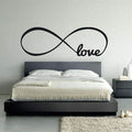 Infinite Love Art Wall Stickers - Black / M - Wall Art