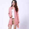 Irregular Length Cardigan - Pink / One Size - Cardigan