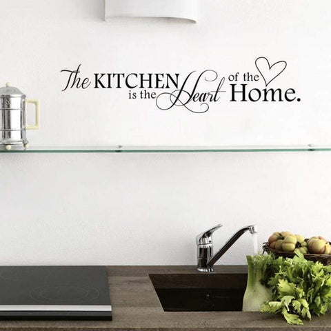 Kitchen is the Heart of the Home Removable Wall Sticker - Wall Stickers