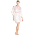 Large Size Sexy Satin Night Robe - As The Photo Show 8 / S - Nightgown
