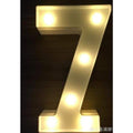 Letter LED Lights Up Sign for Wedding Home Party Bar Decoration - 7 - Decorative Letters & Numbers