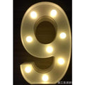 Letter LED Lights Up Sign for Wedding Home Party Bar Decoration - 9 - Decorative Letters & Numbers