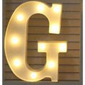 Letter LED Lights Up Sign for Wedding Home Party Bar Decoration - G - Decorative Letters & Numbers