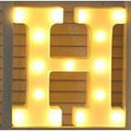 Letter LED Lights Up Sign for Wedding Home Party Bar Decoration - H - Decorative Letters & Numbers