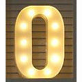 Letter LED Lights Up Sign for Wedding Home Party Bar Decoration - O - Decorative Letters & Numbers