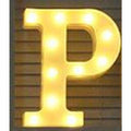 Letter LED Lights Up Sign for Wedding Home Party Bar Decoration - P - Decorative Letters & Numbers