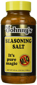 Johnny's Seasoning Salt , NO MSG 42-Ounce Bottle (Pack of 2)
