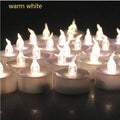 Mini LED Tea Lights Candles-24 pcs - Warm White timer - Electric Candles