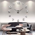 Modern 3D Big Mirror Wall Clock - Wall Clock 1 / 27 inch - Home Decor