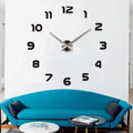 Modern 3D Big Mirror Wall Clock - Wall Clock 2 / 27 inch - Home Decor