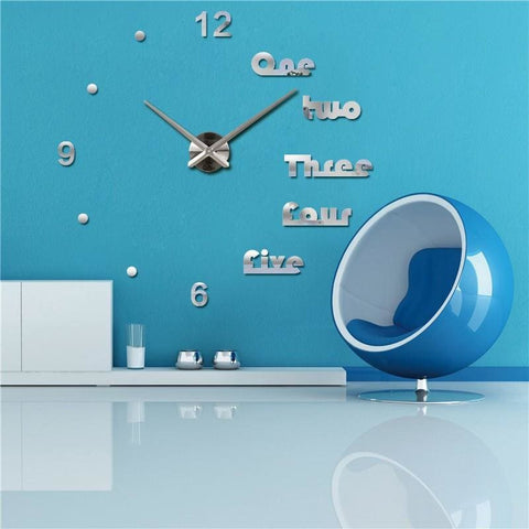 Modern Design Wall Clock Sticker - Wall Clock