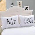 Mr and Mrs Personalized Pillow Cover