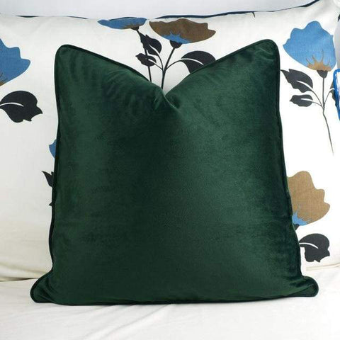 Multicolor Soft Pillow Cover - 30x50cm / Olive Green - Cushion Cover
