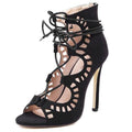 Party Gladiator Sandals - Black / 5 - Sandals