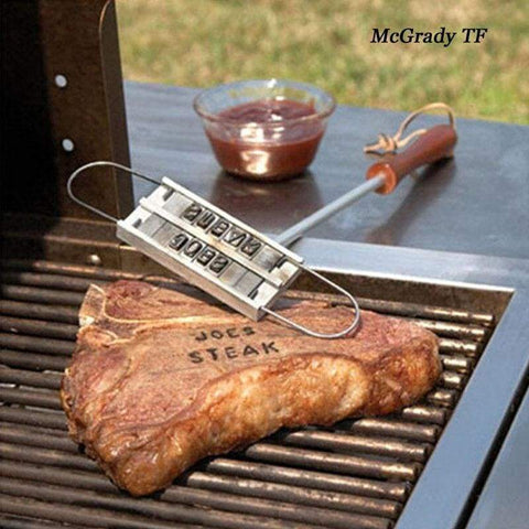 Personalized Branding Iron With Changeable Letters Bbq Tool - Tool Sets