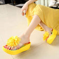 Platform Slippers Sandals - Sandals